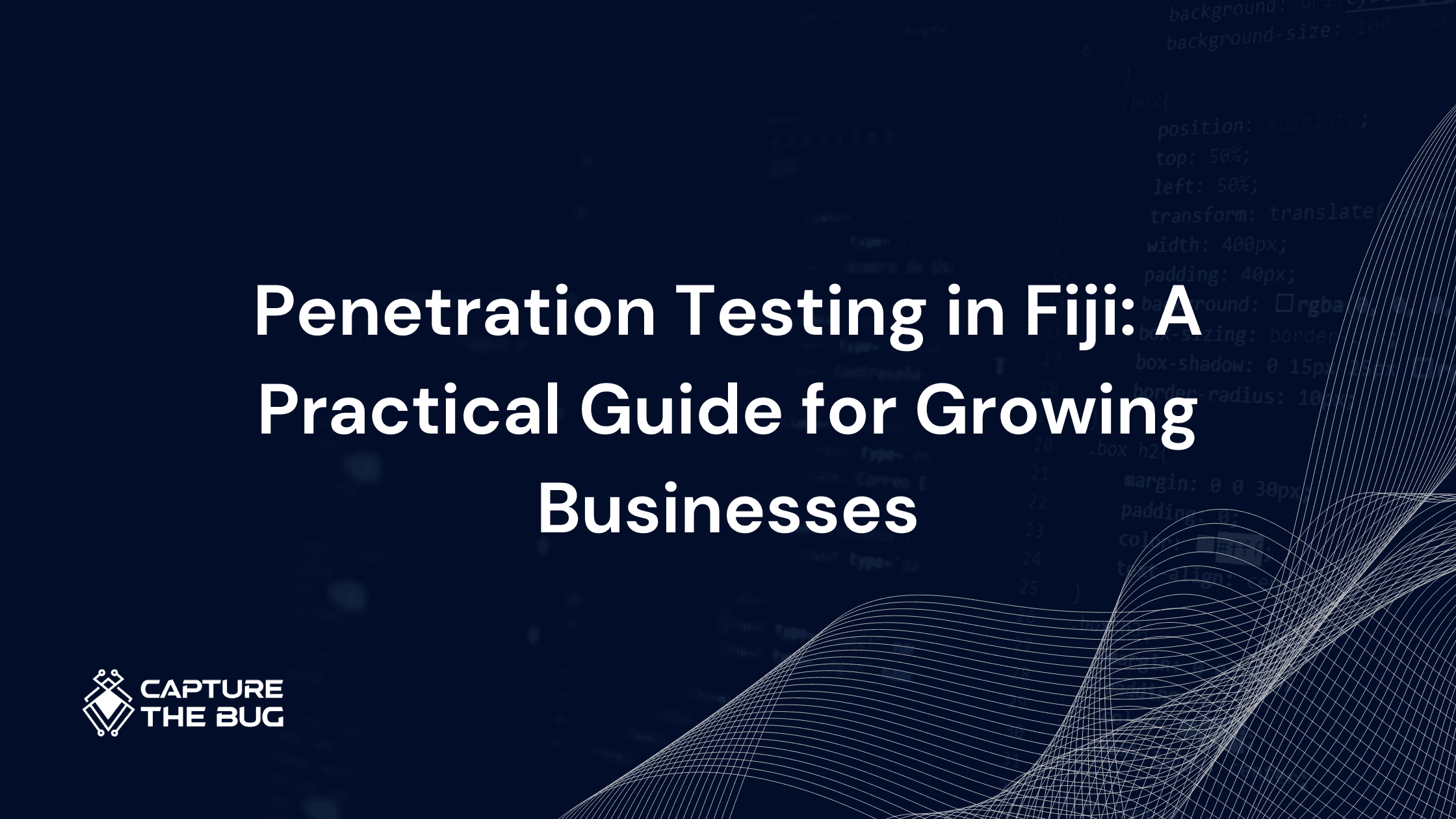Penetration Testing in Fiji: A Practical Guide for Growing Businesses