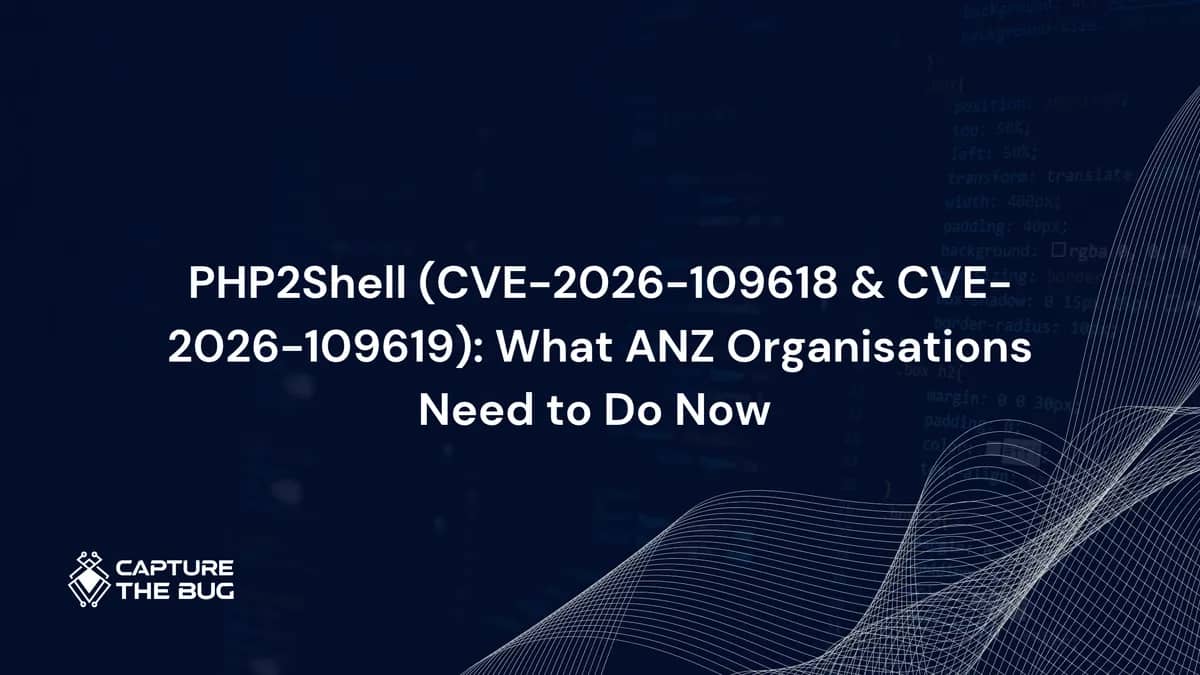 PHP2Shell (CVE-2026-109618 & CVE-2026-109619): What ANZ Organisations Need to Do Now