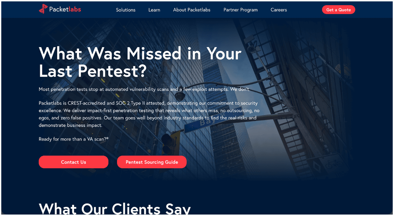 PacketLabs engagement
