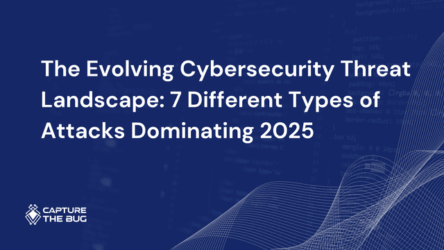 The Evolving Cybersecurity Threat Landscape: 7 Different Types of ...