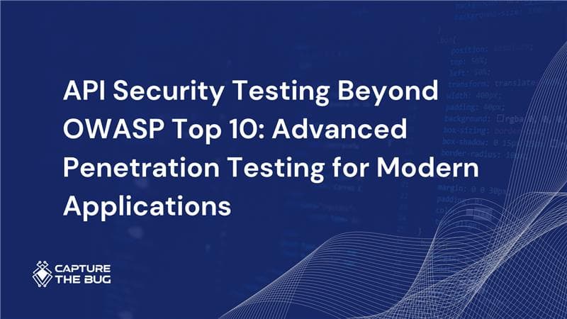 API Security Testing Beyond OWASP Top 10