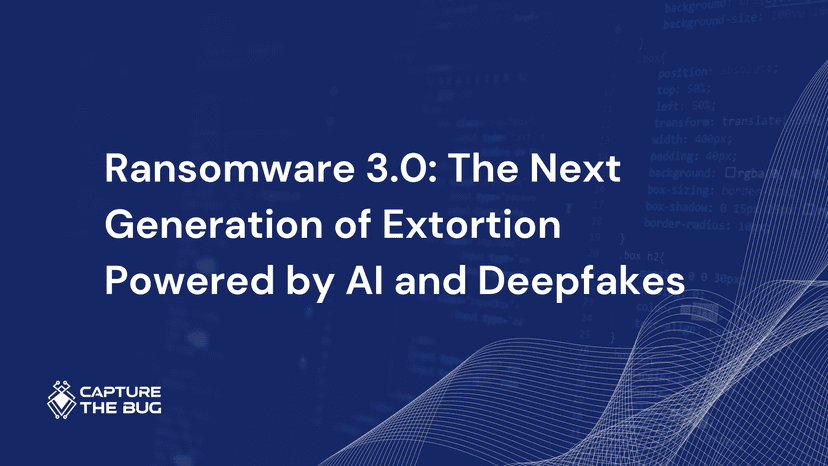 Ransomware 3 0 Next Generation Extortion AI Deepfakes