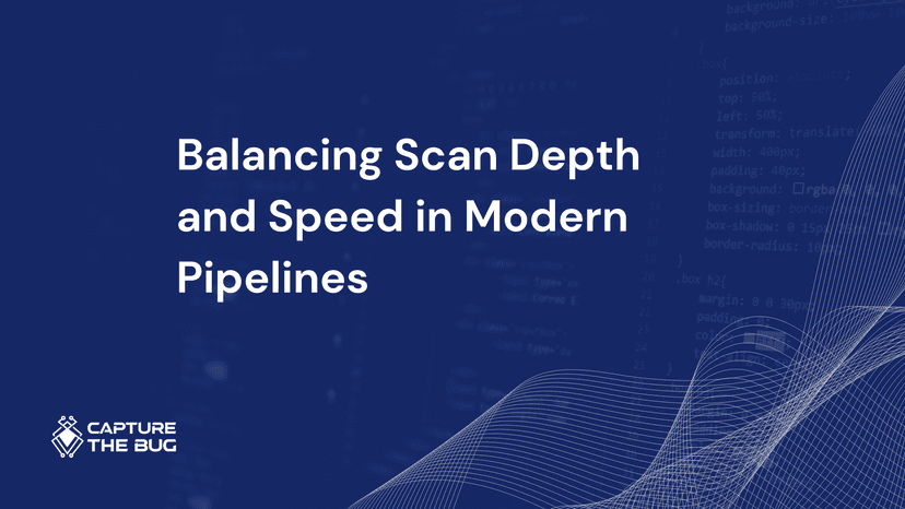 Balancing Scan Depth And Speed In Modern Pipelines