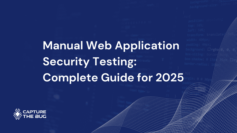 Manual Web Application Security Testing Guide 2025