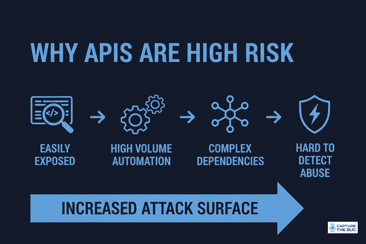 Diagram showing APIs at the center of modern applications