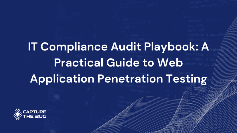 IT Compliance Audit Playbook Web Application Penetration Testing