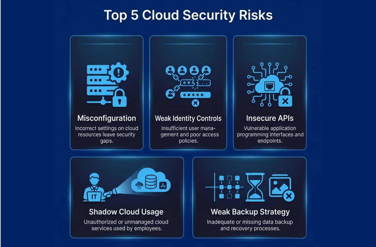 Most Common Cloud Security Risks