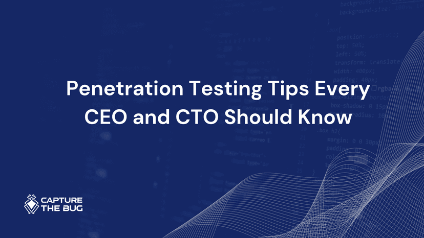 Penetration Testing Tips Every CEO And CTO Should Know