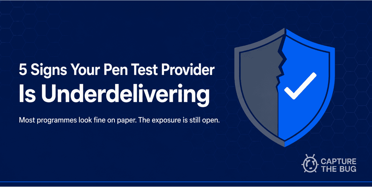 Security manager analyzing an underperforming penetration testing report