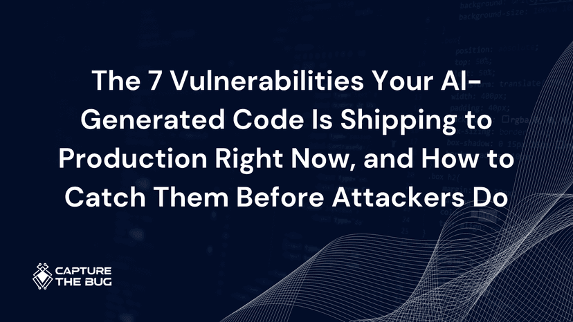 The 7 Vulnerabilities Your AI-Generated Code Is Shipping to Production Right Now, and How to Catch Them Before Attackers Do