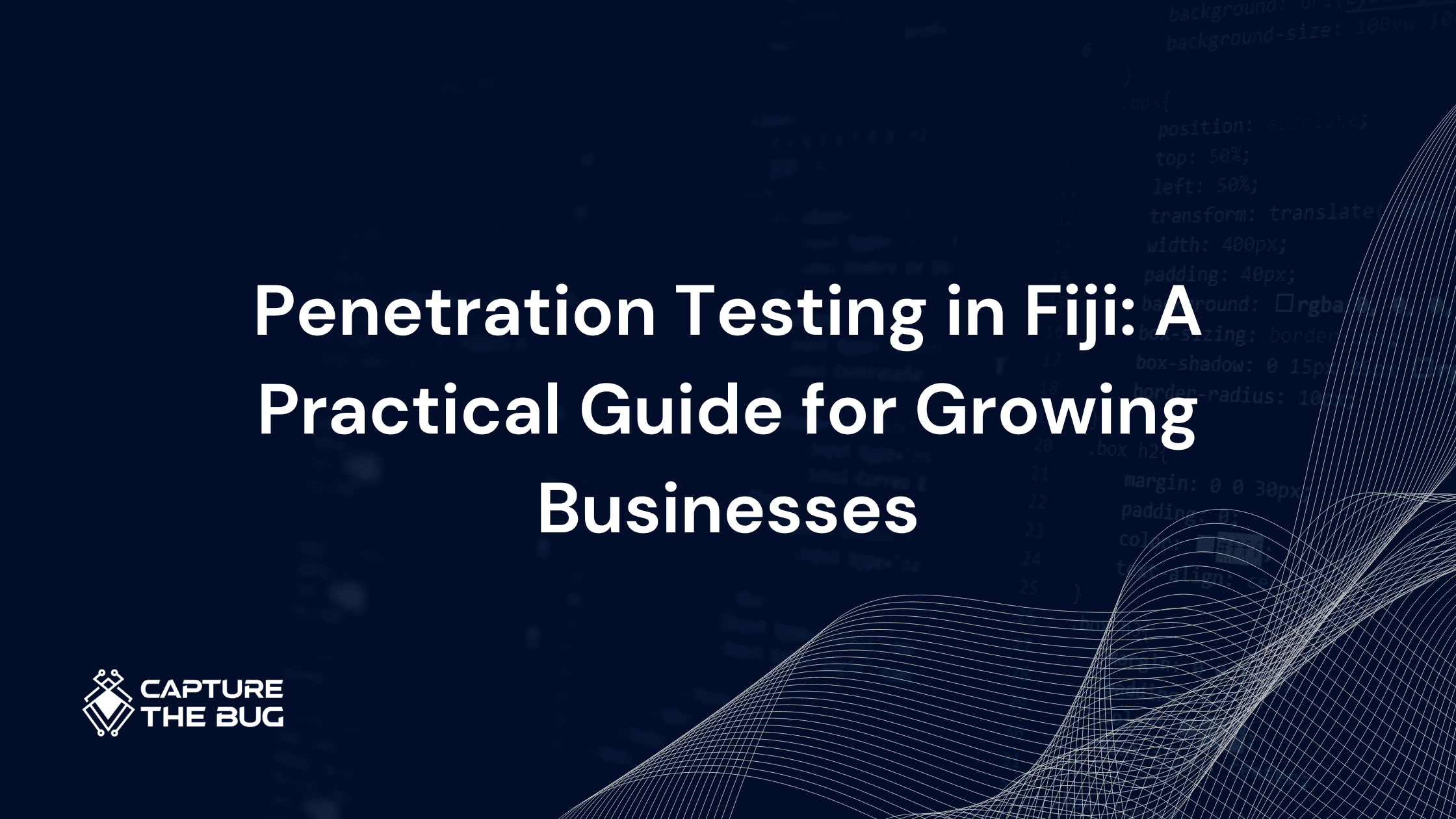 Penetration Testing in Fiji: A Practical Guide for Growing Businesses
