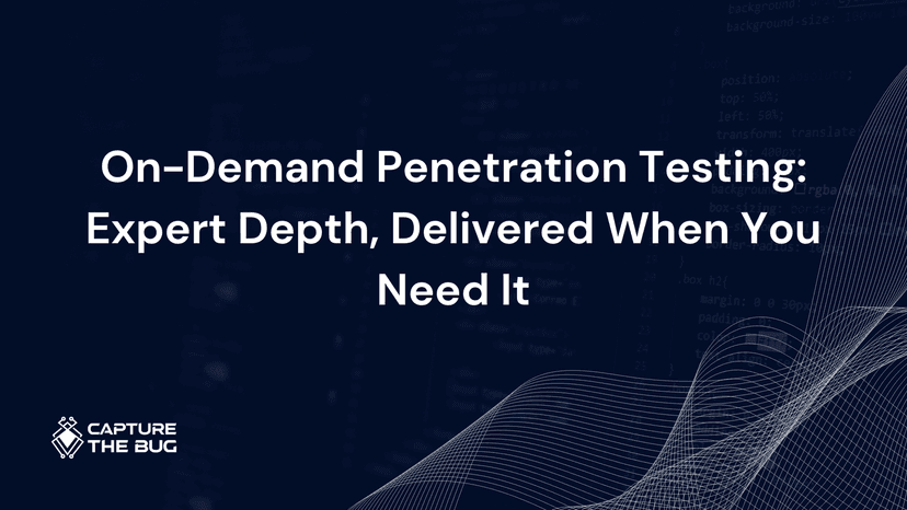 On-Demand Penetration Testing: Expert Depth, Delivered When You Need It