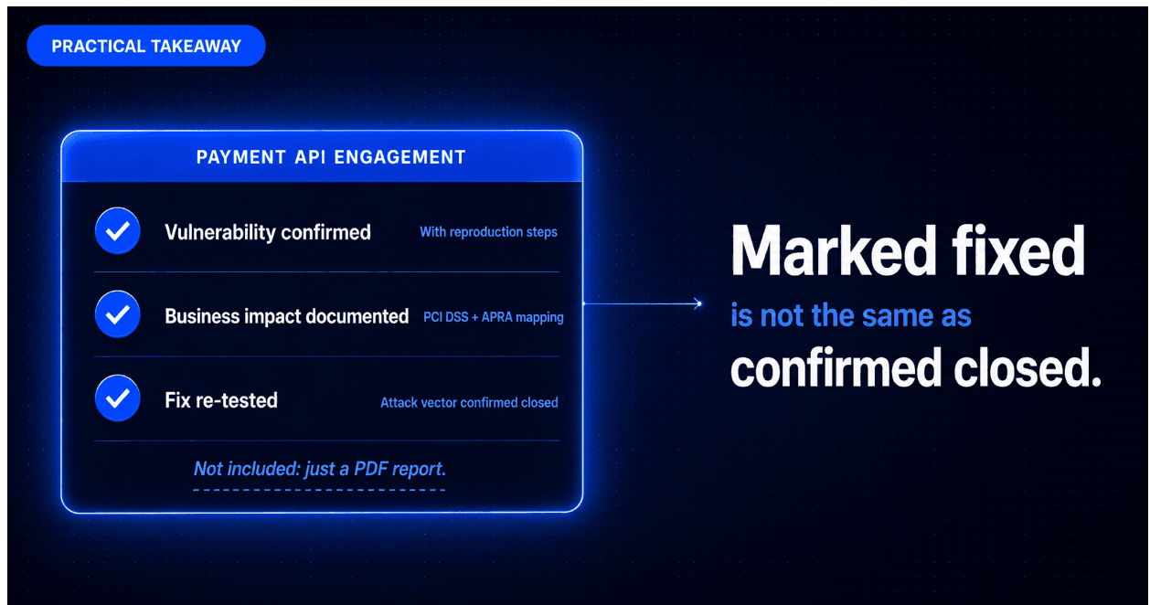 Payment API Penetration Testing Findings and Remediation Reports