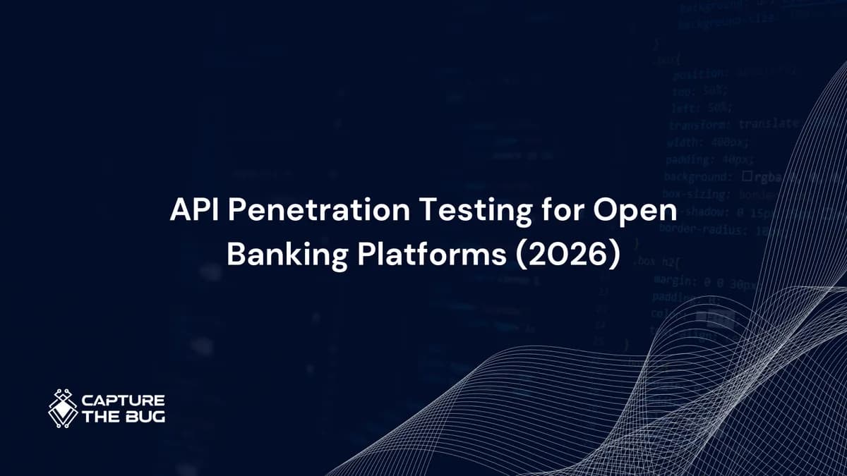 API Penetration Testing for Open Banking Platforms in 2026: The ANZ and USA Security Testing Guide