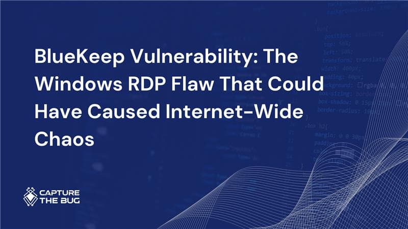 BlueKeep Vulnerability Windows RDP Flaw