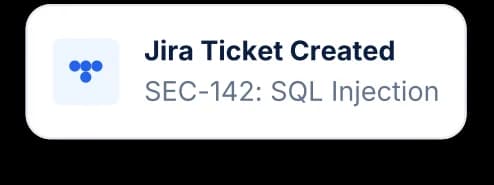 Jira Ticket Created Overlay badge