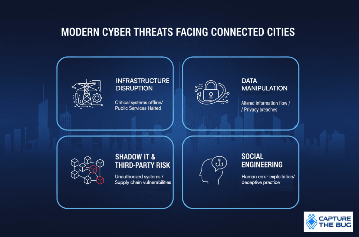 Smart city threat landscape