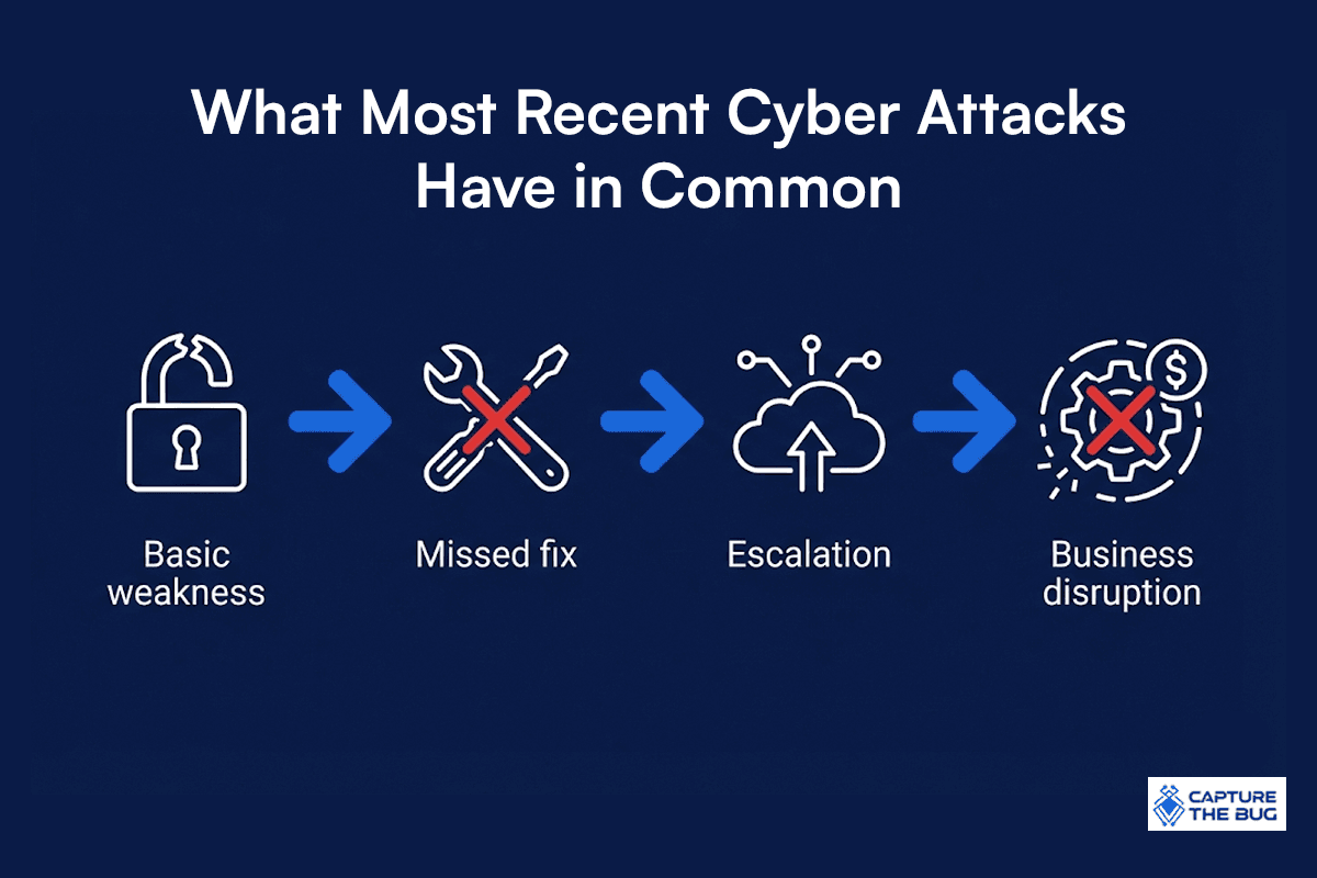 Infographic summarising key facts about recent cyber attacks in 2026