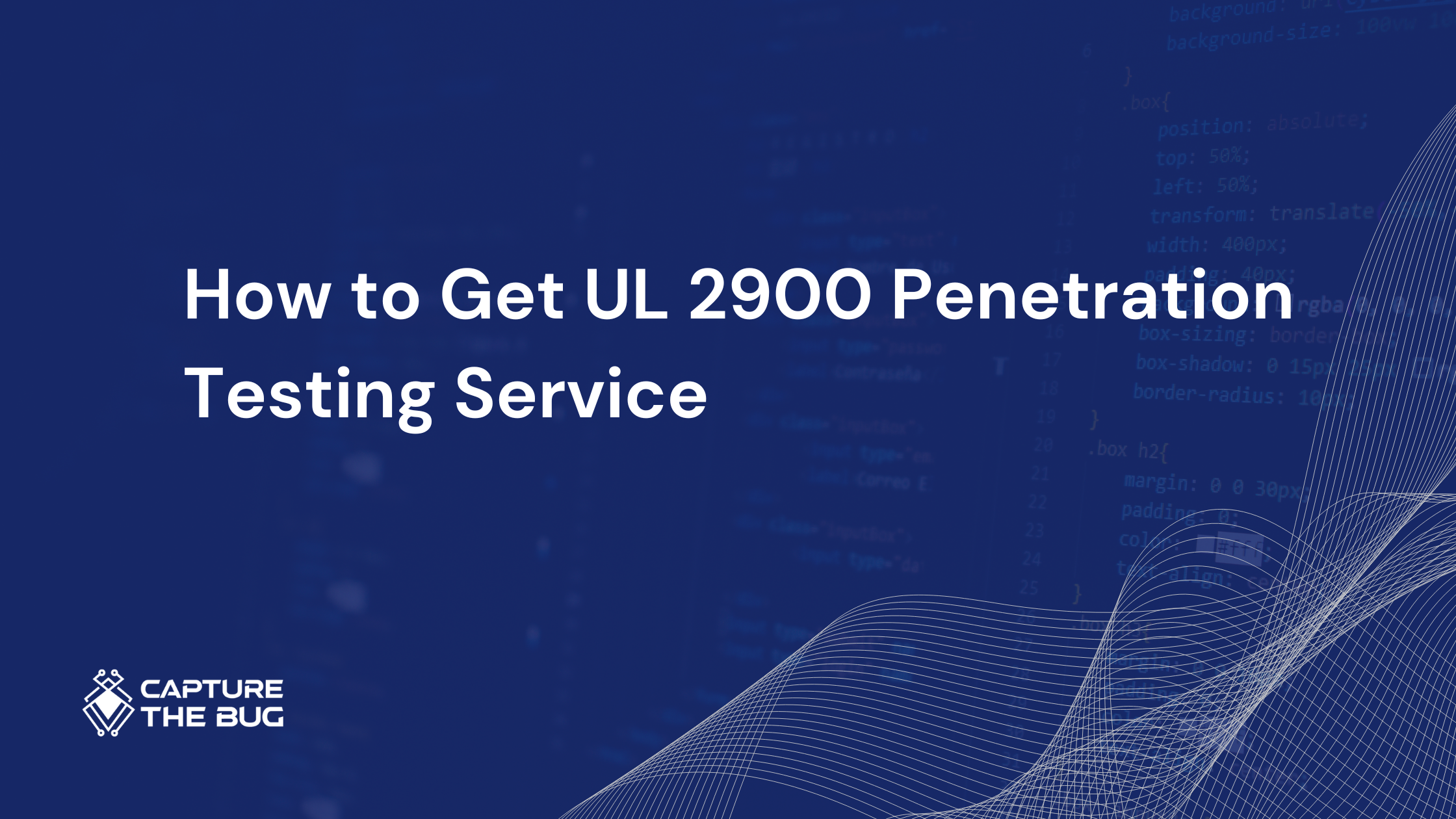 How to Get UL 2900 Penetration Testing Service | Capture The Bug
