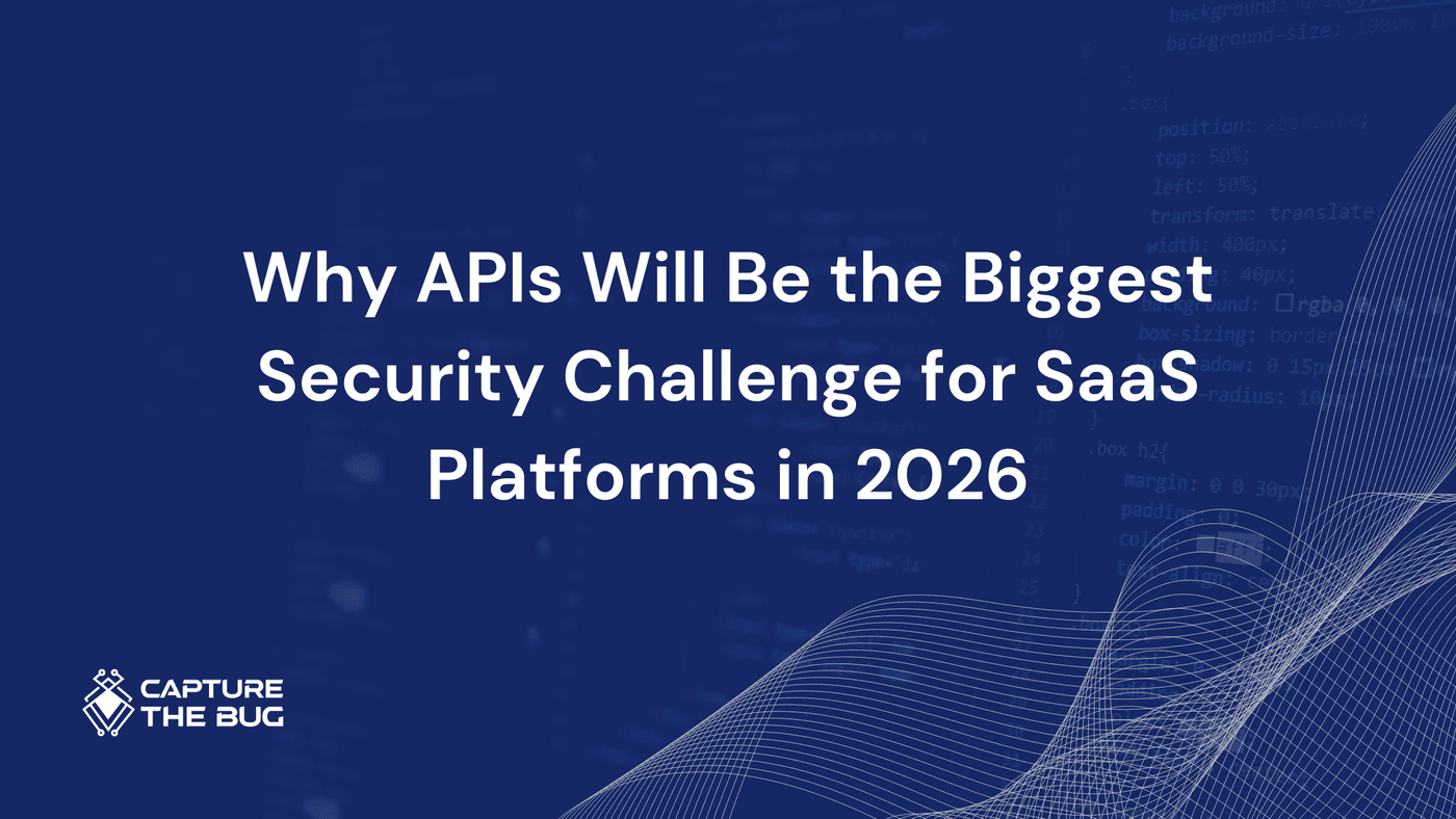 API Security Risks for SaaS Platforms in 2026 | Capture The Bug